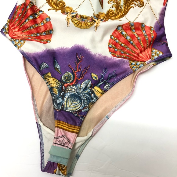 GIANNI VERSACE studded bodysuit Seashell size from S/S 1992 - Picture 3 of 16